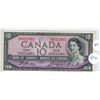Image 1 : 1954 - $10.00 Note - Beattie/Coyne - OD6322492 - VF