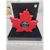 Image 1 : 2015 - $20.00 -Canadian Maple Leaf with mountable display stand