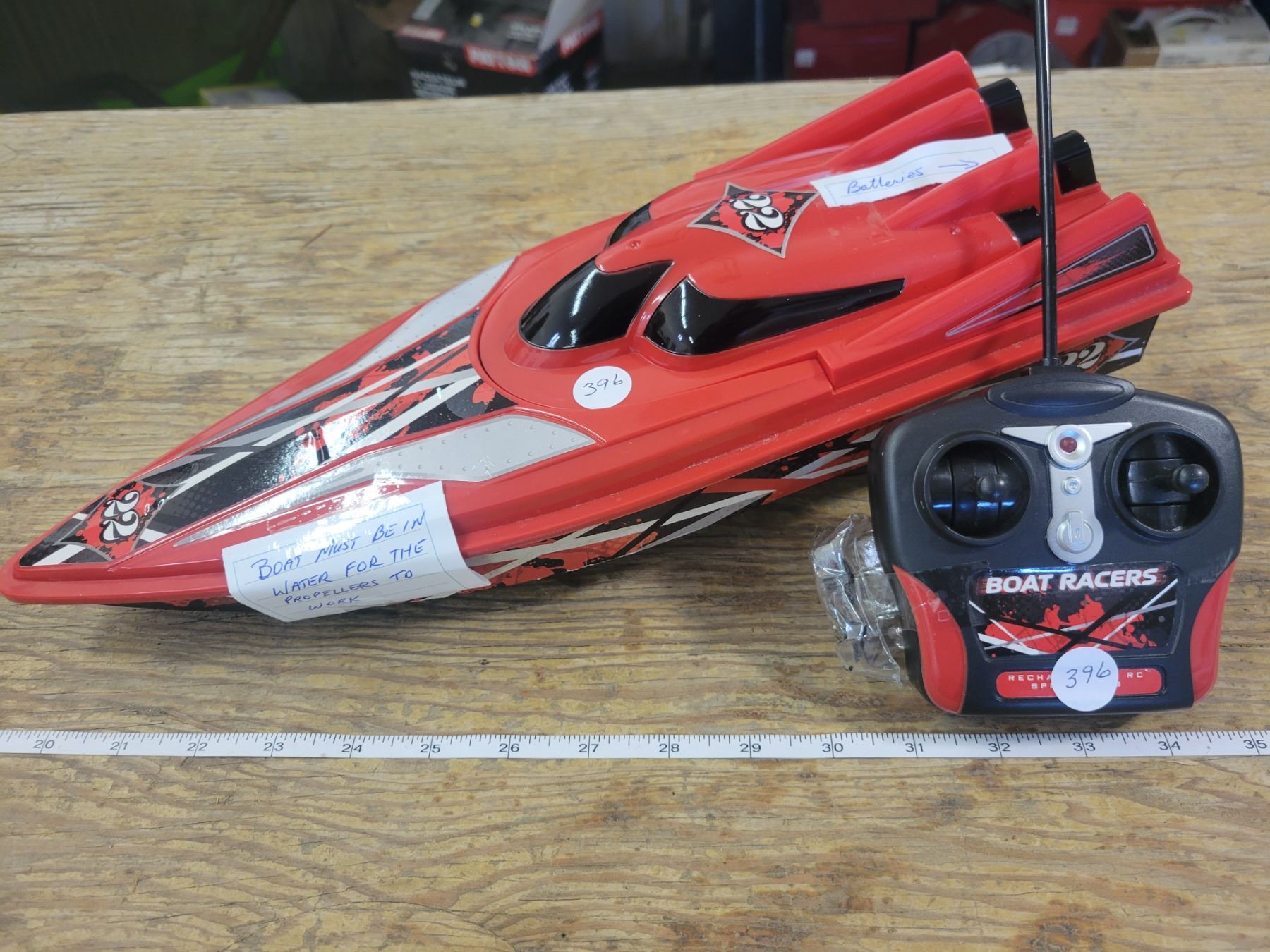 Remote controlled Boat Racers (Batteries Included) Works great on