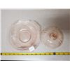 Image 2 : Butter dish, depression glass Pink- Madrid