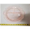 Image 2 : Divided dish depression dish, pink - Princess
