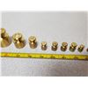 Image 3 : 10 brass weights for scale