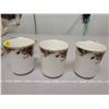 Image 3 : Three 'Old Country Rose' Royal Albert coffee mugs