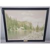 Image 1 : Picture labelled Lake Agnes, Alberta. Canadian Pacific 24" X 30" - came from old railroad station