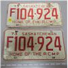 Image 1 : 1973 "Home of the RCMP" license plates