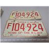 Image 2 : 1973 "Home of the RCMP" license plates