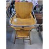 Image 1 : 1950's Maplewood high chair and tray