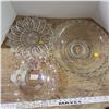 Image 2 : 3 heavy glass serving dishes