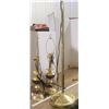 Image 1 : 3 retro lamp set (no shades)one tall floor lamp and two table lamps matching