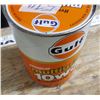 Image 3 : rare gulf oil can made of cardboard - full
