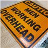 Image 2 : Road sign Caution Men Working Overhead