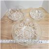 Image 1 : Set of three PRESCUT depression glass nesting bowls
