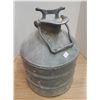 Image 1 : Antique W.D. Beath 5 Imp Gallon galvenrun fuel can