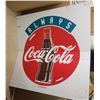 Image 1 : 4' by 4' Coca Cola  sign