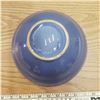Image 2 : Blue glaze pottery bowl - possible Medalta