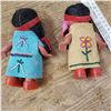 Image 6 : 4 vintage native dolls
