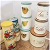 Image 1 : assorted canisters