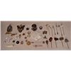 Image 1 : assortment of jewelry pendants, crystals, pins