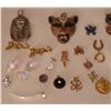 Image 3 : assortment of jewelry pendants, crystals, pins