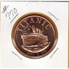 Image 1 : 1 OUNCE COPPER  .999 FINE - TITANIC