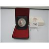 Image 1 : 1977 CANADIAN CASED SILVER DOLLAR - THRONE of the SENATE