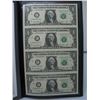 Image 3 : UNITED STATES $1.00 BILLS - UNCUT SHEET of 4 BILLS
