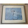 Image 1 : DAVE HIEBERT FRAMED PRINT -  "Late October Mallards"  -  1 / 300      1990