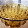 Image 4 : 3 amber glassware glass bowls