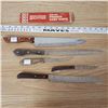 Image 1 : 5 gourmet knives, made in Japan - Sakana, Barclay forge