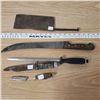 Image 3 : vintage knives, cleaver, sharpener and machete made in Solingen Germany German