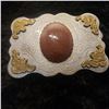 Image 1 : Goldstone nickel silver belt buckle