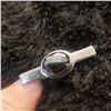 Image 4 : Black Alaskan Titan sterling silver tie clip
