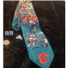 Image 1 : Calgary Flames Muppet hockey tie with Calgary Flames cufflinks and tie pin
