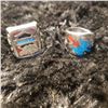 Image 1 : 2 eagle stone rings size 8+5