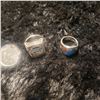Image 4 : 2 eagle stone rings size 8+5