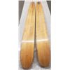 Image 2 : vintage wooden water skis Simpson Sear Simpson little under 6'