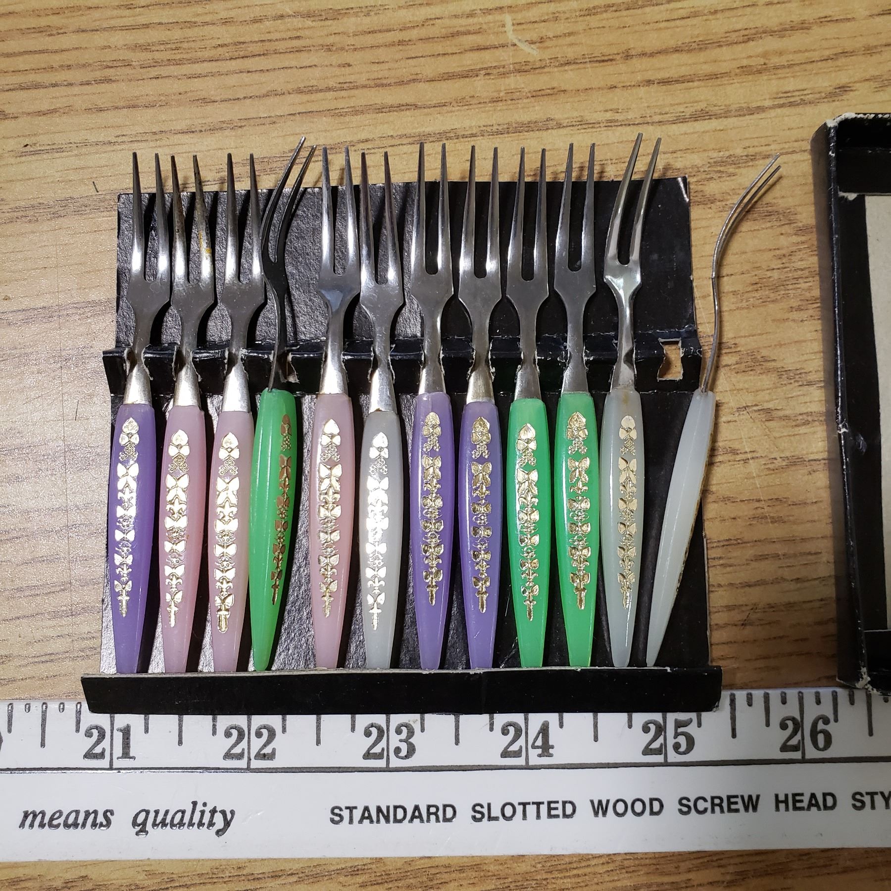 vintage set of pickle forks Schmalz Auctions