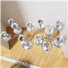 Image 3 : pair of aluminum candle sticks
