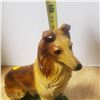 Image 3 : vintage chalkware collie dog