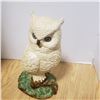Image 1 : vintage chalkware white owl