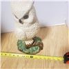 Image 2 : vintage chalkware white owl