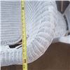 Image 5 : 3 piece white wicker patio set