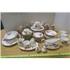 Image 1 : Royal Albert "American Beauty" Pattern Dining Set Fine China