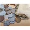 Image 4 : COIN PURSE W/ OLD PAPER MONEY & COINS -MARKS, NEDERLAND, ETC