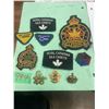 Image 1 : lot of fabric badges and 3 medals