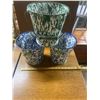 Image 1 : 3 enamel flower pots 8" tall