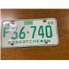 Image 2 : 1968 Saskatchewan license plate - farm plate