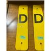 Image 1 : 2 original CMR derail signs 18"x4"