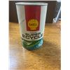 Image 1 : shell 2 cycle oil tin - full - nice graphics