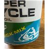 Image 2 : shell 2 cycle oil tin - full - nice graphics